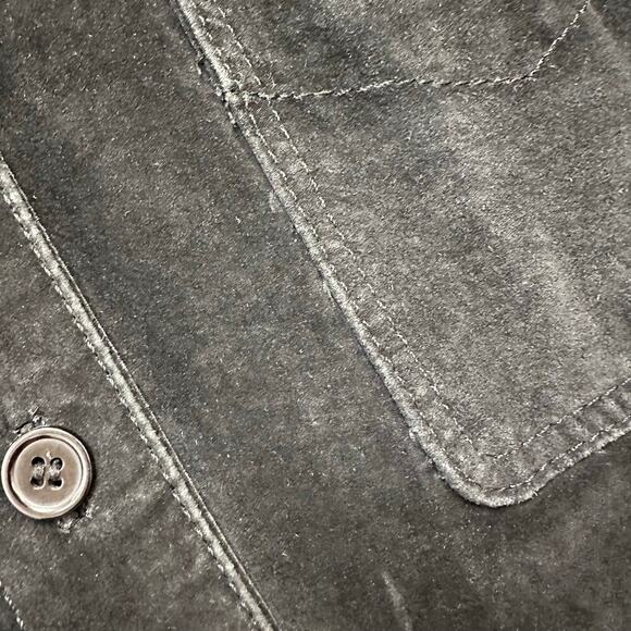 Vintage 1990’s Margaret Godfrey Black Suede Shacket/Jacket - Picture 3 of 5